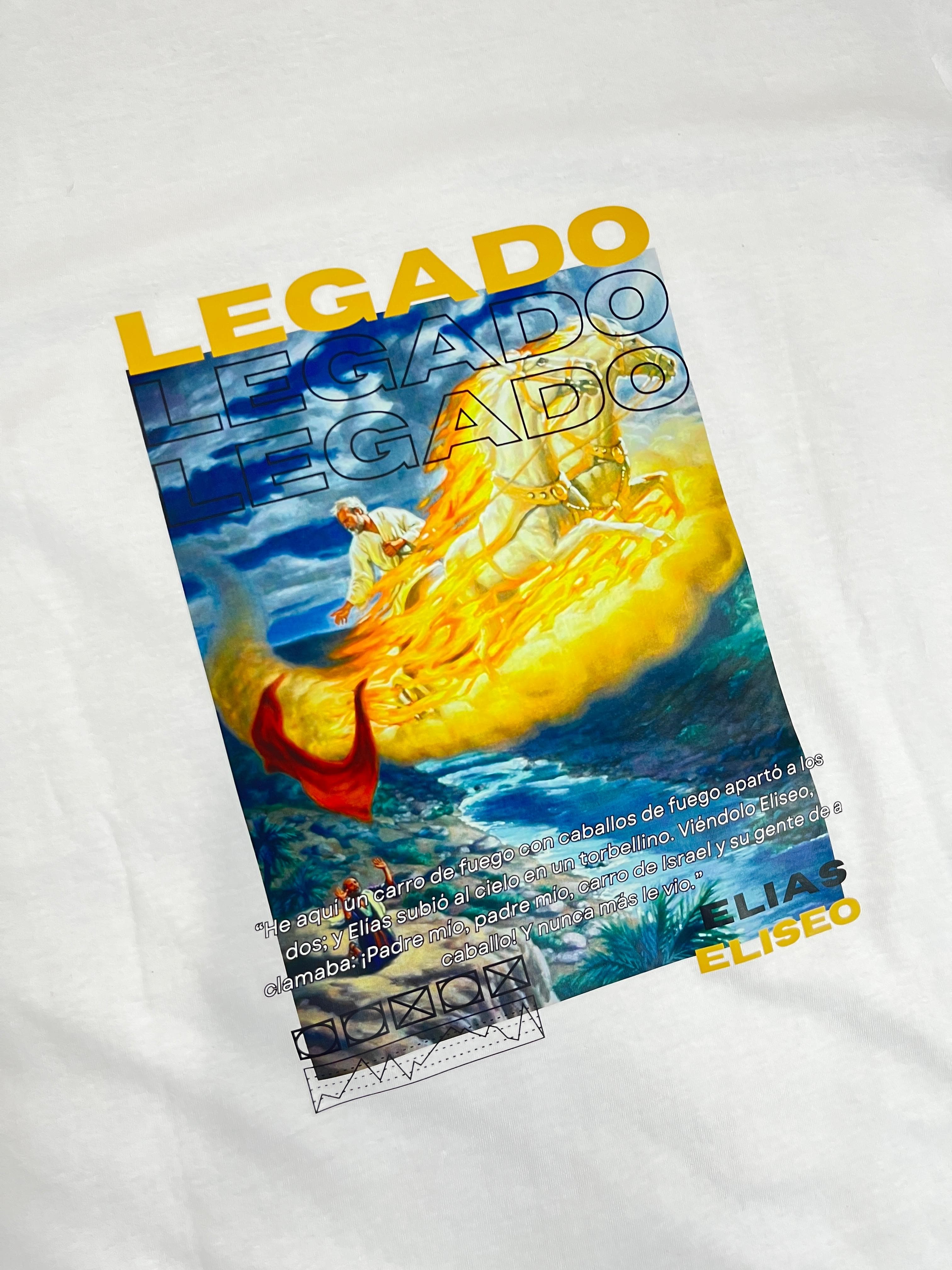 Tee Legado — Elías y Eliseo, frente